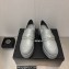 Chanel Heel CC Logo Platform Loafers Gray 2023