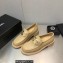 Chanel Heel 6.5cm CC Logo Shiny Calfskin Loafers G39602 Beige 2023