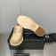 Chanel Heel 6.5cm CC Logo Shiny Calfskin Loafers G39602 Beige 2023