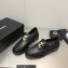 Chanel Heel 6.5cm CC Logo Shiny Calfskin Loafers G39602 Black 2023