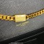 Saint Laurent kate small chain bag with tassel in grain de poudre embossed leather 474366 Black/Gold