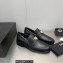 Chanel Heel 6.5cm Metal CC Logo Loafers G39697 Black 2023
