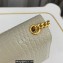 Saint Laurent kate medium chain bag with tassel in crocodile-embossed shiny leather 354119 Vintage/Gold
