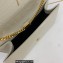 Saint Laurent kate medium chain bag with tassel in crocodile-embossed shiny leather 354119 Vintage/Gold