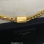 Saint Laurent kate medium chain bag with tassel in crocodile-embossed shiny leather 354119 Vintage/Gold