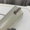 Saint Laurent kate medium chain bag with tassel in crocodile-embossed shiny leather 354119 Vintage/Silver