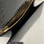 Saint Laurent kate medium chain bag with tassel in crocodile-embossed shiny leather 354119 Black/Gold