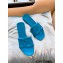 Cheap Sale Hermes Aloha Chaine D'ancre Rubber Slipper Sandals Blue