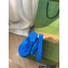 Cheap Sale Gucci Chevron Thong Sandals with Double G Blue
