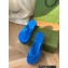 Cheap Sale Gucci Chevron Thong Sandals with Double G Blue