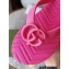 Cheap Sale Gucci Chevron Thong Sandals with Double G Fuchsia