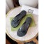 Cheap Sale Gucci Chevron Thong Sandals with Double G Black