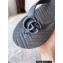 Cheap Sale Gucci Chevron Thong Sandals with Double G Black