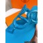 Cheap Sale Hermes Egerie Chaine D'ancre TPU Flip Flops Thongs Sandals Blue
