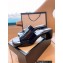 Cheap Sale Gucci Heel 5.5cm Platform 2.5cm Embossed Logo Rubber Slide Sandals Black