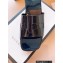 Cheap Sale Gucci Heel 5.5cm Platform 2.5cm Embossed Logo Rubber Slide Sandals Black