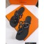 Cheap Sale Hermes Egerie Chaine D'ancre TPU Flip Flops Thongs Sandals Black