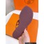 Cheap Sale Hermes Egerie Chaine D'ancre TPU Flip Flops Thongs Sandals Burgundy