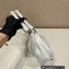 Prada Moon Re-Nylon and leather Bag 1BA381 White
