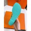 Cheap Sale Hermes Egerie Chaine D'ancre TPU Flip Flops Thongs Sandals Turquoise Green
