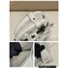 Prada Moon Re-Nylon and leather Bag 1BA381 White
