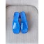 Cheap Sale Gucci Heel 5.5cm Platform 2.5cm Embossed Logo Rubber Slide Sandals Transparent Blue