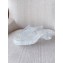 Cheap Sale Gucci Heel 5.5cm Platform 2.5cm Embossed Logo Rubber Slide Sandals Transparent White