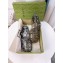 Cheap Sale Gucci Rubber Sandals with Double G Transparent Gun Color