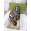 Cheap Sale Gucci Rubber Sandals with Double G Transparent Gun Color