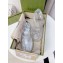 Cheap Sale Gucci Rubber Sandals with Double G Transparent White