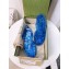 Cheap Sale Gucci Rubber Sandals with Double G Blue