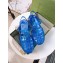 Cheap Sale Gucci Rubber Sandals with Double G Blue