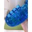 Cheap Sale Gucci Rubber Sandals with Double G Blue