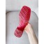 Cheap Sale Gucci Heel 5.5cm Platform 2.5cm Embossed Logo Rubber Slide Sandals Transparent Red
