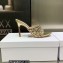 Dior Heel 9.5cm Gem Slides Multicolor in Cotton Metallic Thread Embroidery with Square Strass 2023