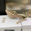 Dior Heel 9.5cm Gem Slides Multicolor in Cotton Metallic Thread Embroidery with Square Strass 2023