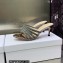 Dior Heel 7cm Gem Slides Silver in Cotton Metallic Thread Embroidery with Square Strass 2023