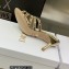 Dior Heel 7cm Gem Slides Multicolor in Cotton Metallic Thread Embroidery with Square Strass 2023