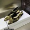 Dior J'Adior Slingback Ballerina Flats in Black Cotton Embroidered with Dior Jardin d'Hiver Motif in Metallic Thread 2023