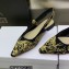 Dior J'Adior Slingback Ballerina Flats in Black Cotton Embroidered with Dior Jardin d'Hiver Motif in Metallic Thread 2023