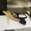 Dior J'Adior Slingback Ballerina Flats in Black Cotton Embroidered with Dior Jardin d'Hiver Motif in Metallic Thread 2023
