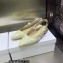 Dior J'Adior Slingback Ballerina Flats in White Cotton Embroidered with Dior Jardin d'Hiver Motif in Metallic Thread 2023