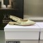 Dior J'Adior Slingback Ballerina Flats in White Cotton Embroidered with Dior Jardin d'Hiver Motif in Metallic Thread 2023