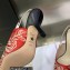 Dior Heel 9.5cm J'Adior Slingback Pumps in Red Brocart Embroidered Cotton with Gold-Tone Metallic Thread 2023