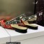 Dior J'Adior Slingback Ballerina Flats in Red Brocart Embroidered Cotton with Gold-Tone Metallic Thread 2023
