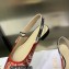 Dior J'Adior Slingback Ballerina Flats in Red Brocart Embroidered Cotton with Gold-Tone Metallic Thread 2023