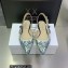 Dior J'Adior Slingback Ballerina Flats in Blue Brocart Embroidered Cotton with Gold-Tone Metallic Thread 2023