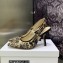 Dior Heel 9.5cm J'Adior Slingback Pumps in Hazelnut Toile de Jouy Embroidered Cotton 2023