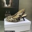 Dior Heel 6.5cm J'Adior Slingback Pumps in Hazelnut Toile de Jouy Embroidered Cotton 2023