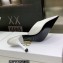 Dior Heel 8.5cm Chain and Star Pointed Toe Mules White 2023